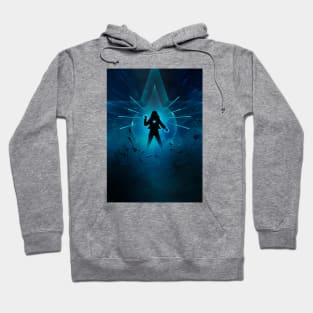 Blue Star Girl Hoodie